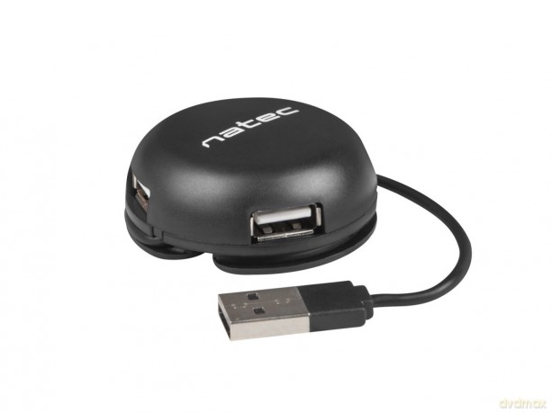 Hub USB 4 porty Bumblebee USB 2.0 czarny