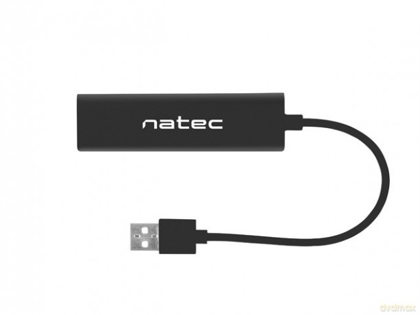 Hub USB Dragonfly 3 porty USB 2.0 + RJ45