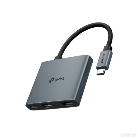 Hub USB Type-C 3-Port UH3020C 1 × USB-C Connector,1 × HDMI 4K 60Hz Port,1 × USB-C PD 100W Port,1 × USB
