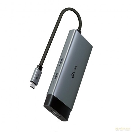 Hub USB Type-C 5-Port UH5020C 1 × USB-C Connector,1 × HDMI 4K 60Hz Port,1 × USB-C PD 100W Port,2 × USB