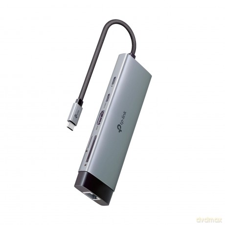 Hub USB Type-C 9-Port UH9120C 1 × USB-C Connector,1 × HDMI 4K 60Hz Port,1 × USB-C PD 100W Port, 1 × SD