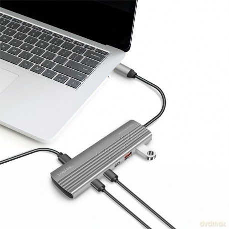 Hub USB3.2 2xUSB-A, 8x USB-C, PD, 100W