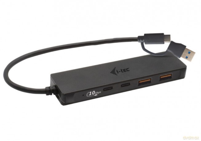 Hub USB-A/USB-C Metal 2x USB 3.0 + 2x USB-C (10 Gbps)