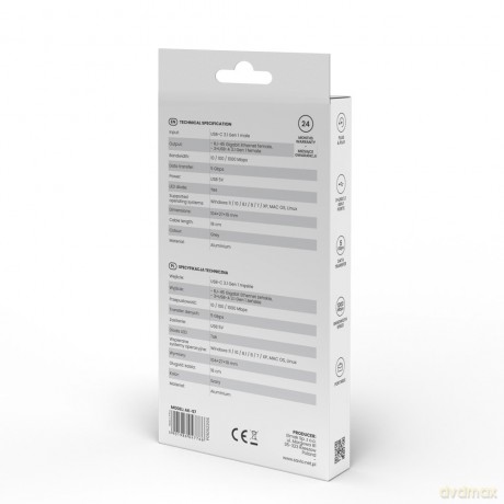 Hub Usb-C 3.1, Ak-57