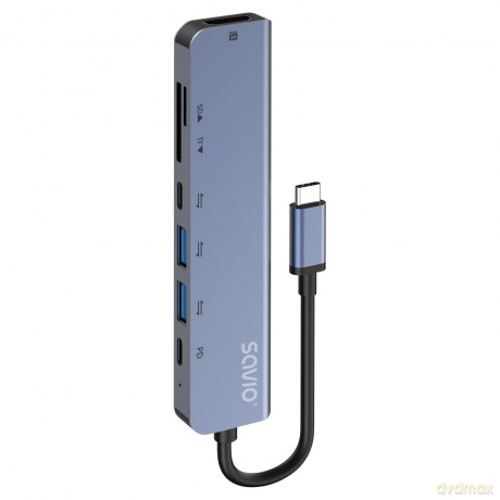 HUB USB-C 7w1 AK-82