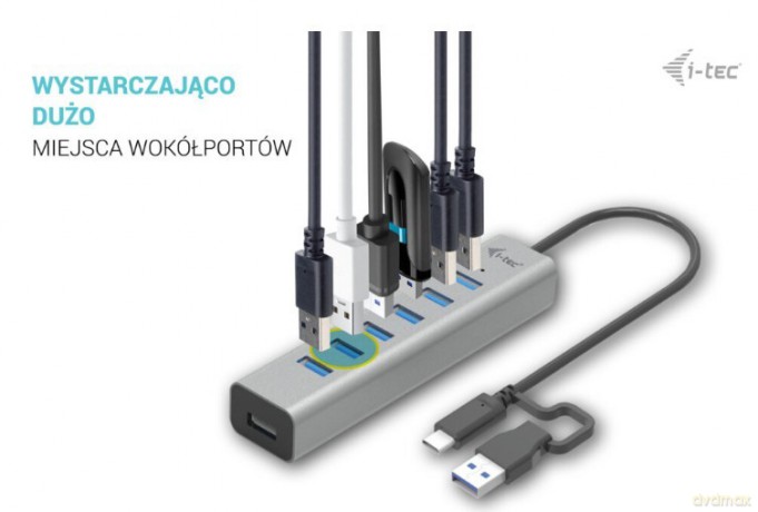 Hub USB-C Charging Metal HUB 7 Port