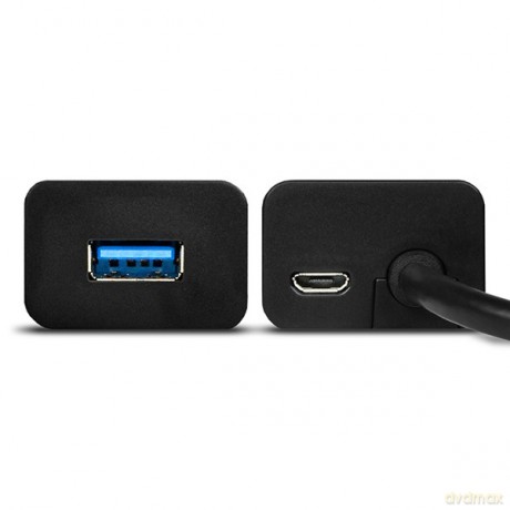 HUE-S2BP Hub 4-portowy USB 3.2 Gen 1 charging hub 1.2m kabel, AC adapter