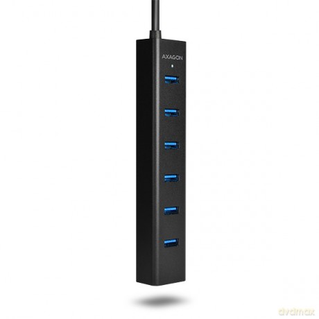 HUE-SA7BP Hub 7-portowy USB 3.2 GEN 1 aluminum charging hub, AC adapter