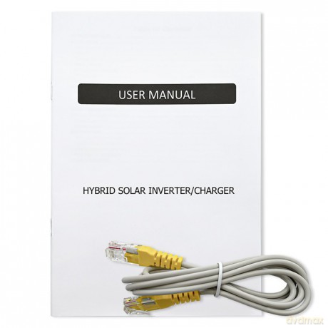 Hybrydowy Inwerter solarny Off-Grid 3500W | 100A | 24V | MPPT | BMS | opcja Wi-Fi | Sinus | Power Factor 1.0