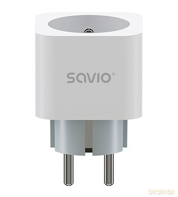 Inteligentne gniazdko Wi-Fi 16A Pomiar zużycia energii, wielopak 3 szt., AS-01, białe