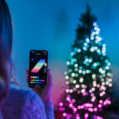 Inteligentne lampki choinkowe Strings 100 LED RGB 8 m łańcuch