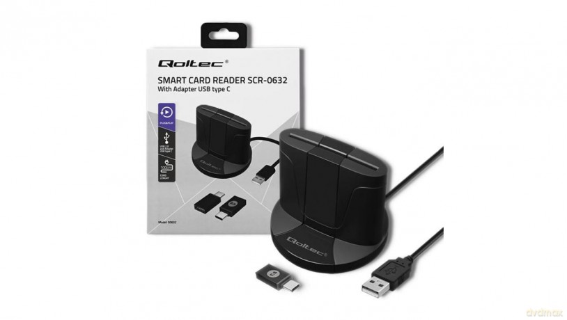 Inteligentny czytnik chipowych kart ID SCR-0632 | USB typu C