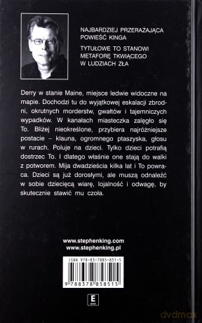 To tw - Stephen King [KSIĄŻKA]
