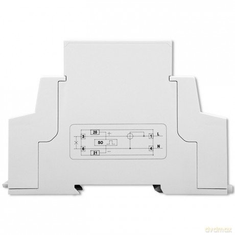 Jednofazowy elektroniczny licznik | miernik zużycia energii na szynę DIN | 230V | LCD | 2P | Slim