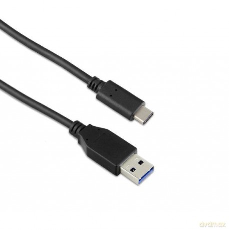 Kabel 1m USB-C to USB-A 3.1 Gen2 (10 Gbps 5A) Black