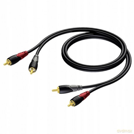 Kabel 2x RCA/Cinch Męski - 2x RCA/Cinch Męski 3 m - CLA800/3