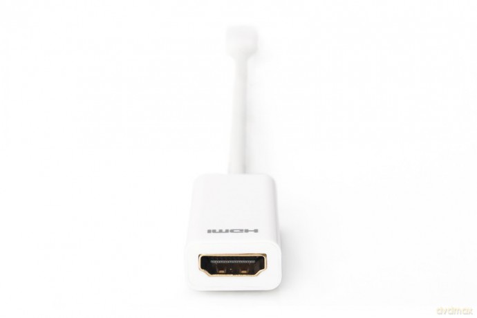 Kabel adapter Displayport 1080p 60Hz FHD Typ miniDP/HDMI A M/Ż biały 0,15m