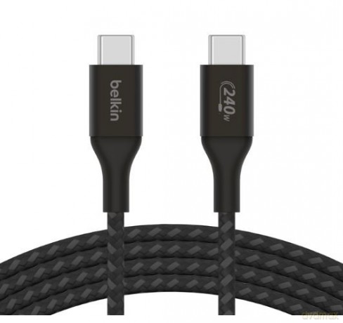 Kabel BoostCharge USB-C/USB-C 240W 2m czarny