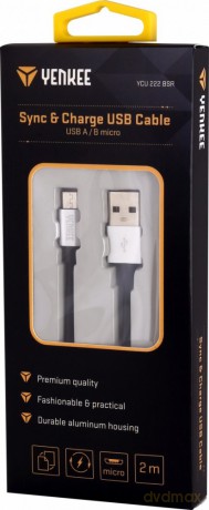 Kabel do synchronizacji i ładowania USB ze złączem Micro USB 2m