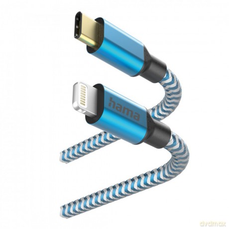 Kabel ładujący 1,5 m USB-C lightning Niebieski