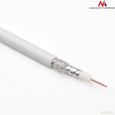 Kabel przewód koncentryczny satelitarny 1.0CCS RG6 100M MCTV-572