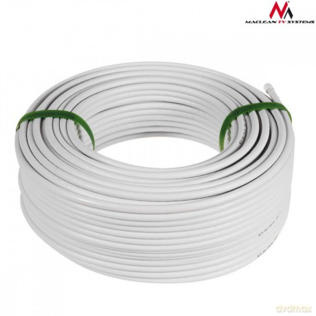 Kabel przewód koncentryczny satelitarny 1.0CCS RG6 100M MCTV-572
