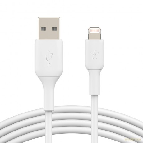 Kabel PVC USB-A to Lightning 2m White