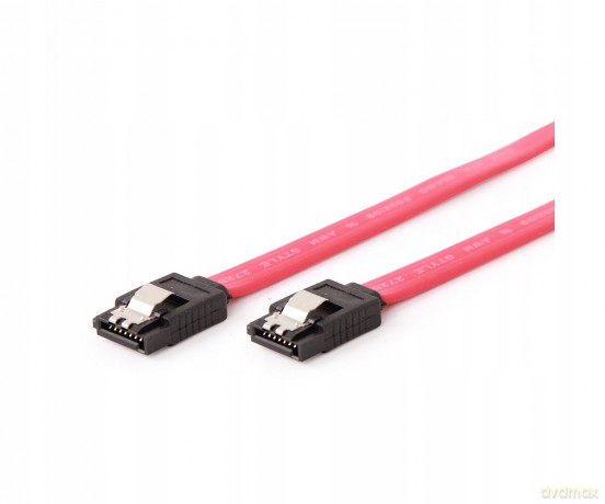 Kabel SATA DATA III metalowe zatrzaski 50cm
