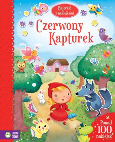 Czerwony kapturek bajeczki z naklejkami [KSIĄŻKA]