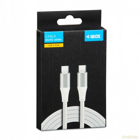 Kabel Typu C IKUTC1W 1M Biały