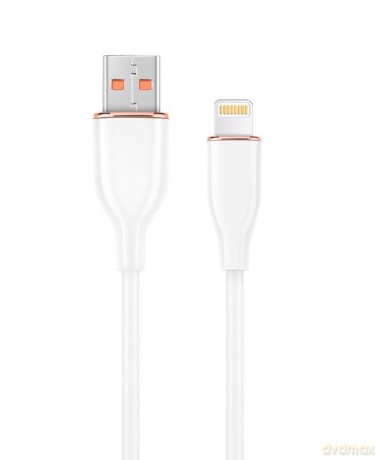 Kabel USB-A do 8pin ładowanie i tranfer danych, biały