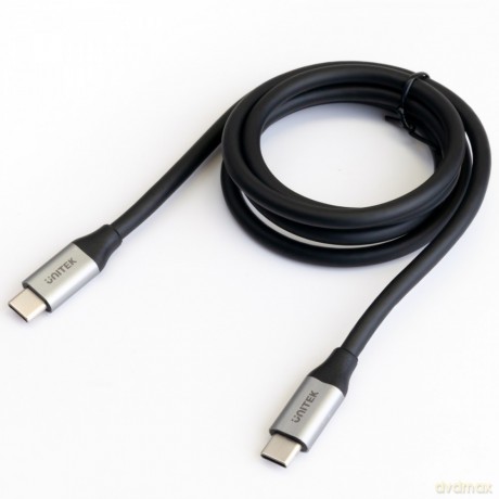 Kabel USB-C - USB-C PD, 10Gbps, 4K60Hz, 1m, M/M; C14082ABK