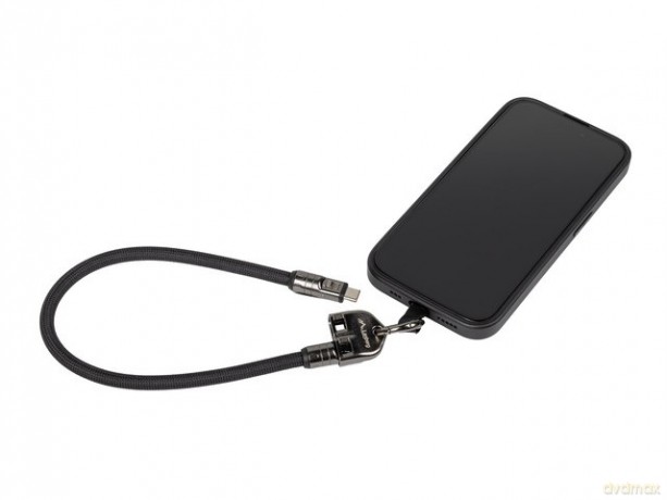 Kabel USB-C M/M SMYCZ/BRELOK 0.3M 240W czarny