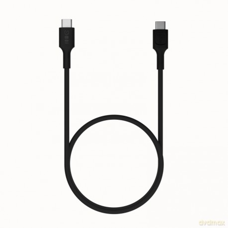 Kabel USB-C-USB-C PowerFlex 100W silikonowy 1.2m czarny