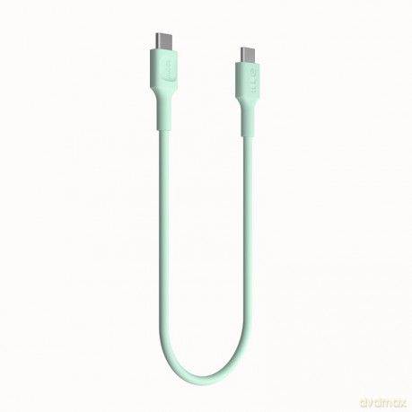 Kabel USB-C-USB-C PowerFlex 100W silikonowy 1.2m zielony
