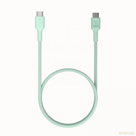 Kabel USB-C-USB-C PowerStream 100W oplot 1,2m zielony