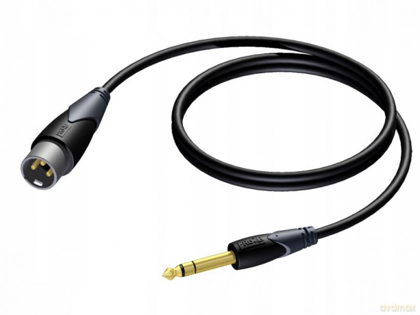 Kabel XLR Męski - 6,3 mm Jack Męski Stereo 1,5 m - CLA724/1.5