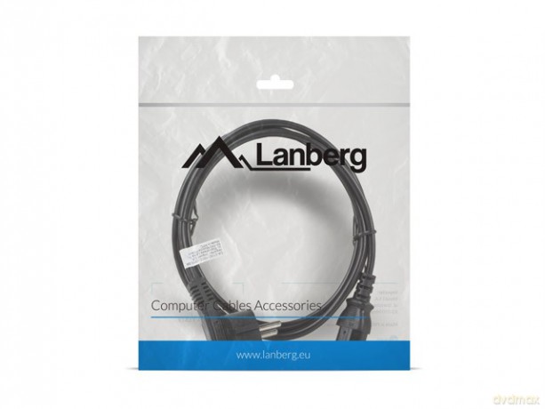 Kabel zasilający CEE 7/7 - IEC 320 C13 1.8M czarny