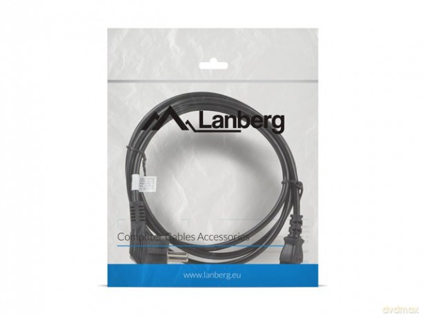 Kabel zasilający CEE 7/7 - IEC 320 C13 VDE 1.8M czarny