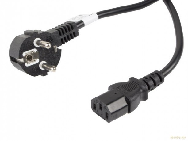 Kabel zasilający CEE 7/7 - IEC 320 C13 VDE 10M czarny