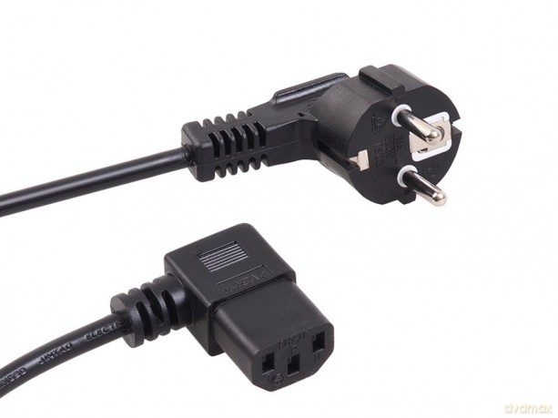 Kabel zasilający kątowy 3 pin 3M wtyk EU MCTV-803