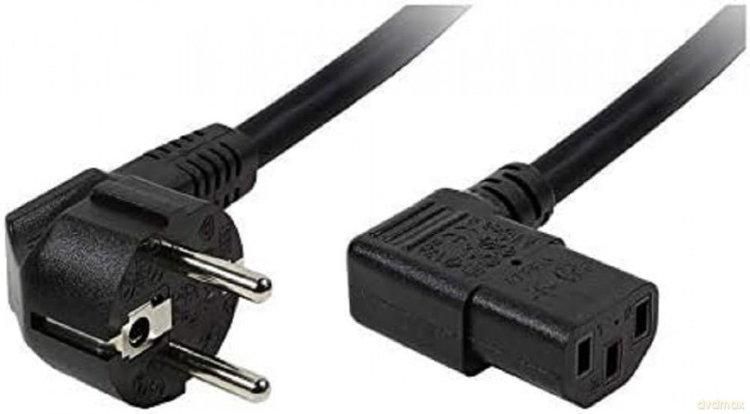 Kabel zasilający Schuko IEC-C13, m/ż