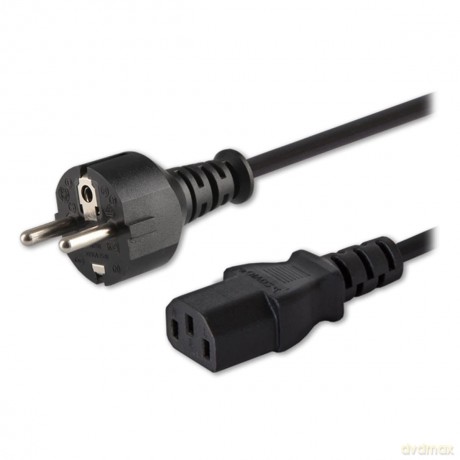 Kabel zasilający Schuko męski - IEC C13, 1,2m, CL-89