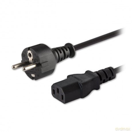 Kabel zasilający Schuko męski - IEC C13, 1,8m, CL-138