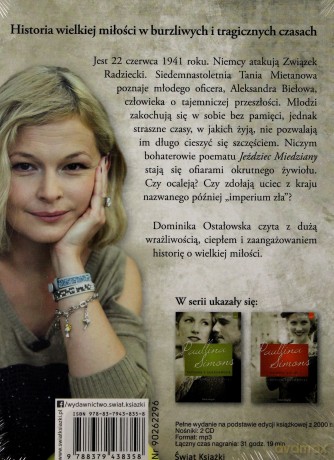 Cd mp3 jeździec miedziany - Paullina Simons [AUDIOBOOK]