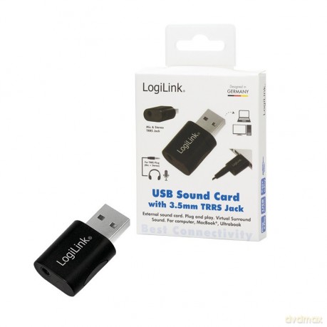 Karta dźwiękowa USB 2.0 3.5mm TRRS jack