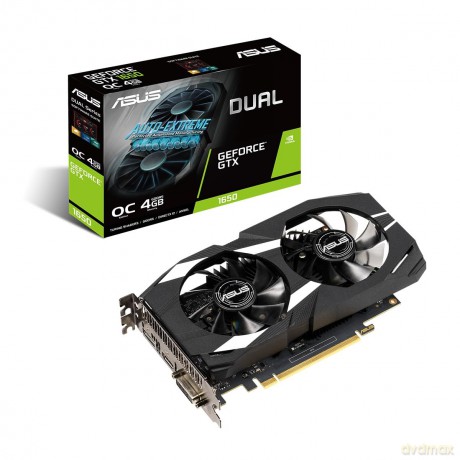 Karta graficzna GeForce GTX 1650 DUAL EVO OC 4G GDDR6 128bit HDMI/DP
