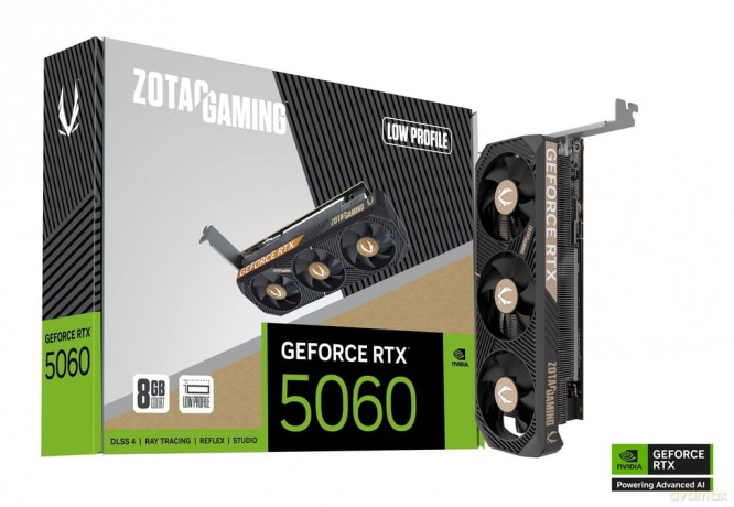 Karta graficzna GeForce RTX 5060 LP 8GB GDDR7 128bit 2DP/HDMI