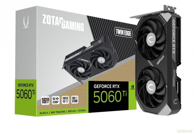Karta graficzna GeForce RTX 5060 Ti 16GB TWIN EDGE GDDR7 128bit 3DP/HDMI