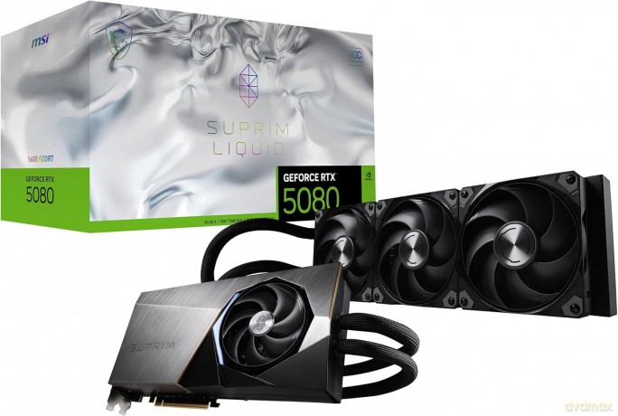 Karta graficzna GeForce RTX 5080 SUPRIM LIQUID SOC 16G GDDR7 256bit DP/HDMI